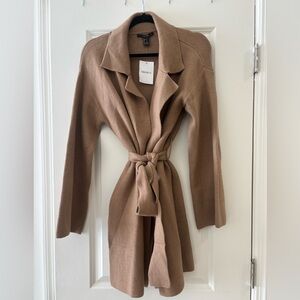 Tan Women's Belted Sweater Size Small NWT